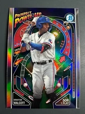 2024 Topps Bowman Chrome Prospect Power-Up Sebastian Walcott PP-20 Rangers (SW2)