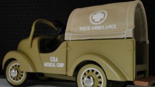 Mini Pedal Car "Too Small For Child To Ride On" Rare Collector Model Metal Body
