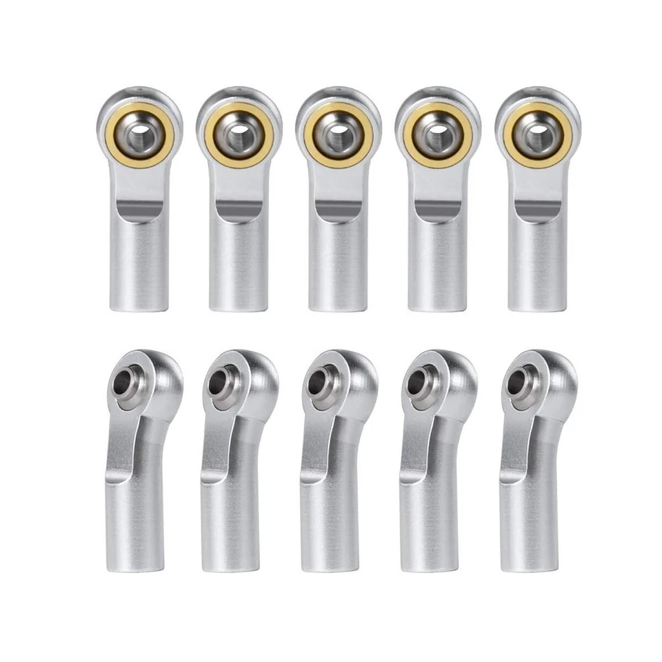 LCX 1/10 RC Crawler Aluminum Link Rod Ends M3 for TRX4 TRX6 SCX10 II III PRO - Image 3 of 3