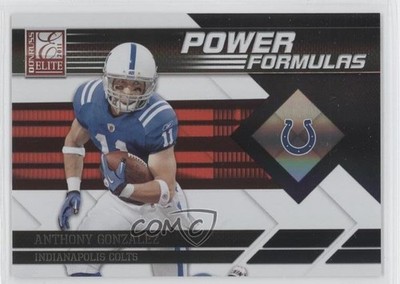 2011 Donruss Elite Power Formulas Black 59/99 Anthony Gonzalez #3 0q3