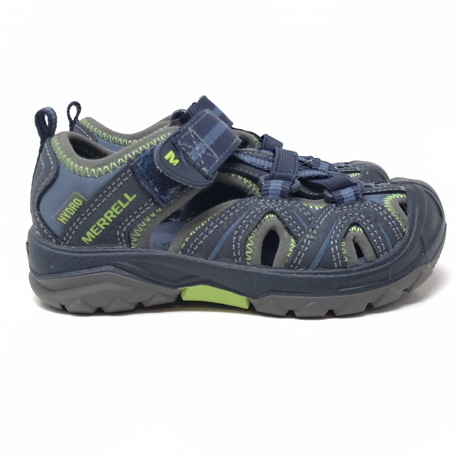 Merrell Toddler Hydro H2O sandalo da escursionista taglia 9W blu navy lime unisex scarpa da acqua