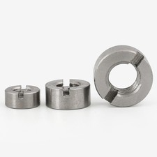 304 Stainless Slotted Round Nuts M3 M4 M5 M6 M8 M10