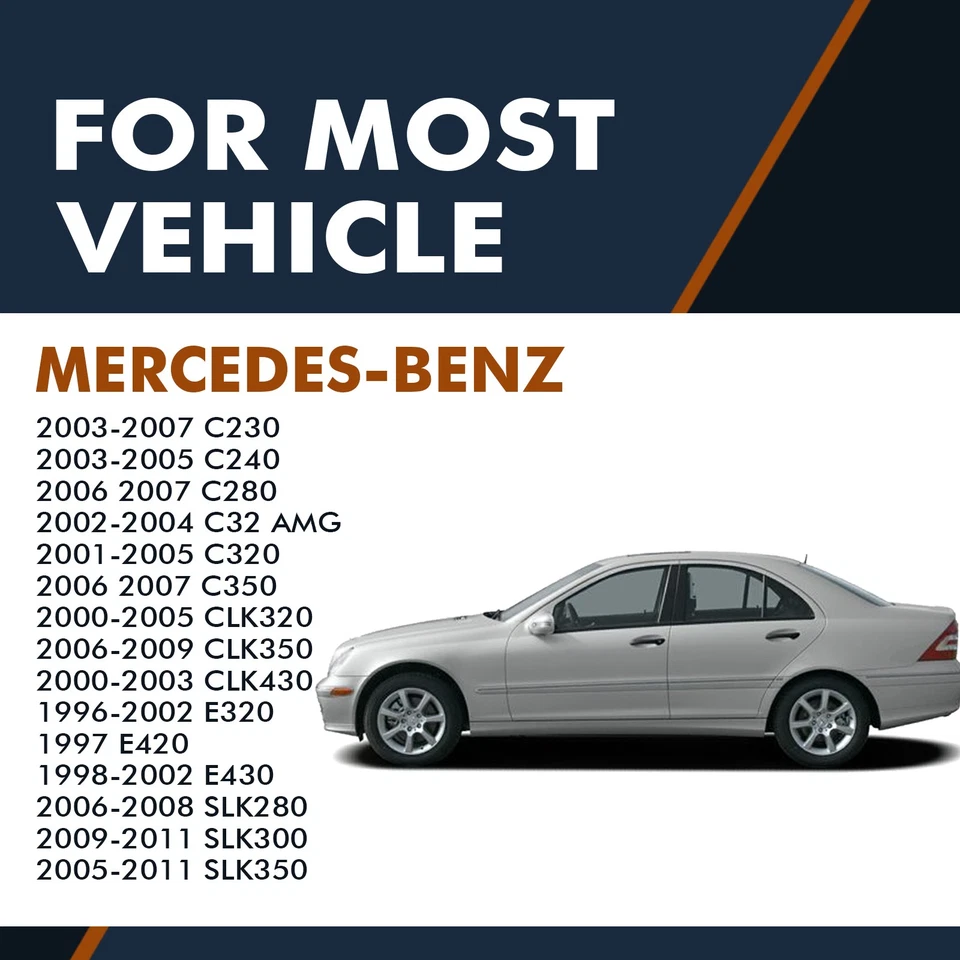 Kit Pastillas Freno Cerámicas Traseras Para Mercedes-Benz CLK430 2000-2003 Base Foto 2 de 4