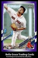 2021 Topps Chrome Update Hirokazu Sawamura #USC49 Sox Purple Refractor Rookie RC