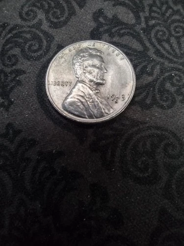 1943-S Lincoln Wheat Steel Cent AU Coin San Francisco US One Penny