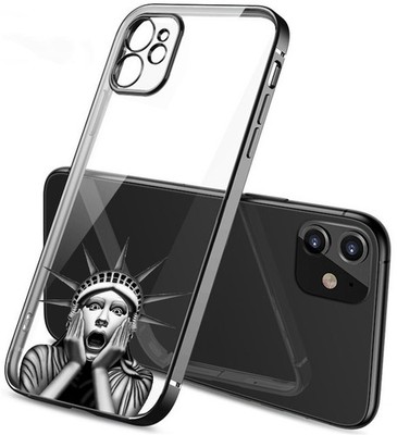 Hülle für iPhone 13 12 11 X XS 7 8 aus weichem TPU beschichtet Schwarz 1074