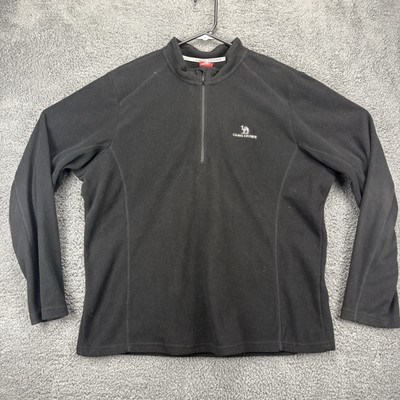 Camel Crown Jacket Men XL 1/4 Zip Fleece Mock Pullover
