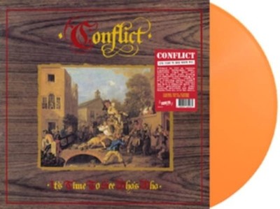 CONFLICT - Its Time To See Whos Who Orange Vinyl - Vinyl Record - F600z