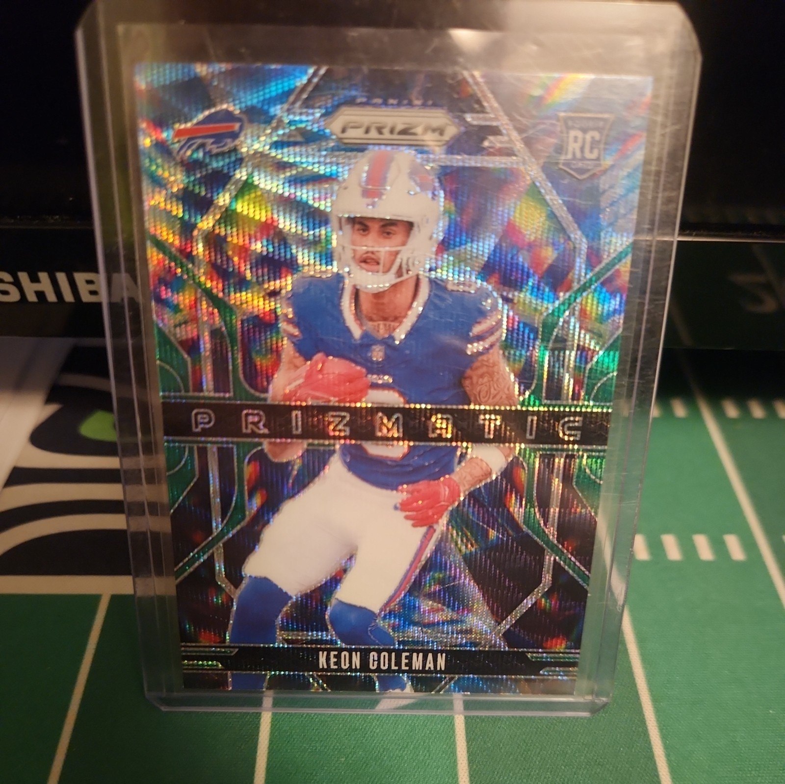 2024 Panini Prizm Green Prizmatic Keon Coleman