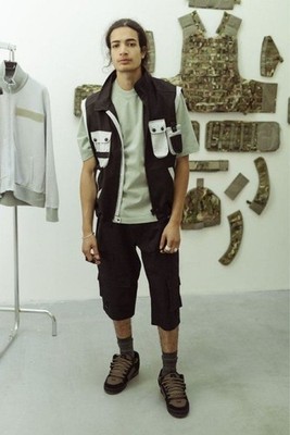 gr10k Pocketed Black Vest M Size Functional Design