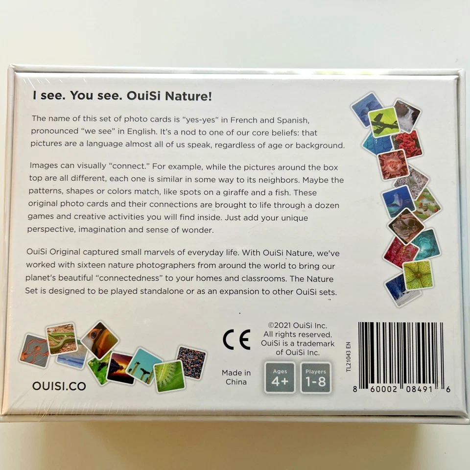 OuiSi NATURE Original Games of Visual Connection ~ 210 Cards ~  New - Image 2 of 2