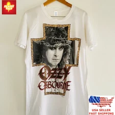 New Apparel Vintage 80s Ozzy Osbourne 1988 Japan Tour Distressed T-Shirt