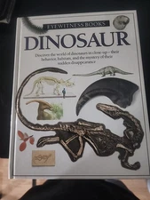 Vintage 1989 Eyewitness Books Dinosaur Mini-Museum Education Learning Book