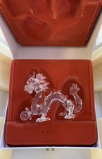 Statuina Swarovski Crystal Fabulous Creatures 1997 Il Drago con supporto