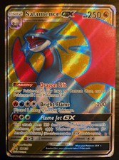 Salamence GX SM139 Black Star Promo Pokemon. Sun & Moon Rare Card. 2018 Holo