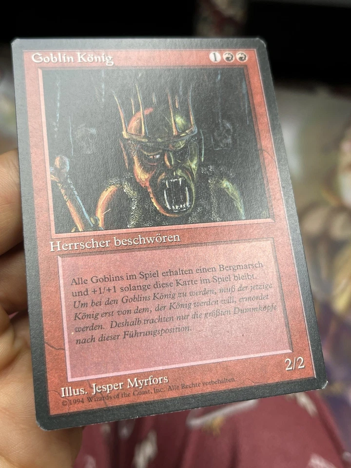 4x German FBB • Goblin King • Pack Fresh • Mtg (1843) - Image 3 of 4