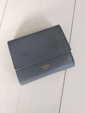 CELINE Small Trifold Wallet Black From Japan