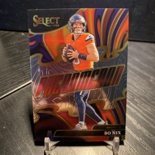 Panini 2025 Select Prizm Phenomenon Insert Bo Nix #8 Broncos NFL Card