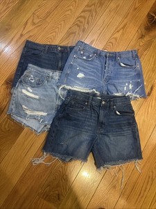 Lot Womens 10 High-Rise Universal Thread Old Navy Levi’s W 30 Womens Jean Shorts