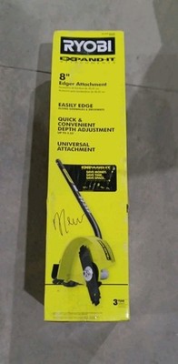 RYOBI Expand-It Universal Straight Shaft 8''inch Edger Attachment - Brand New!