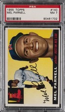 1955 TOPPS #140 MEL PARNELL PSA 7