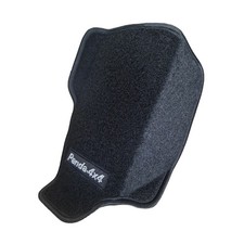 Tappetini Auto Anteriori Per Fiat Panda 2012-2025 | Set 2 Pezzi In Moquette Nera Made In Italy Con Battitacco