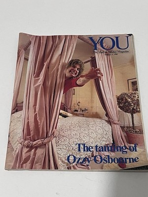 Ozzy Osbourne YOU Magazine Mail on Sunday 2 Feb 1986 Rock Music Memorabilia