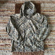 Mountain Hardwear Desert Graphic Refracted Camo Anorak Hoodie Green Medium M