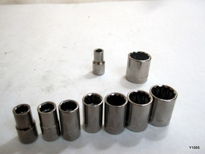 #ad Vintage Craftsman set of 9. 12 point see description. $38.00