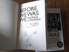 MADNESS BOOK - NUMBERED LIMITED EDITION 500 ONLY SIGNED BY 6 OF THE BAND - KIX79