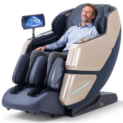MassaMAX 2026 4D Massage Chair, Full Body Recliner with X-Large, Magic Black