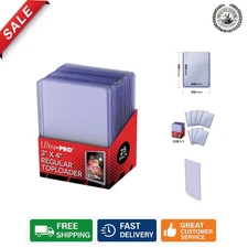 25 Count Top Loader Card Holders - Protect Baseball, Football Cards