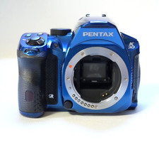 Pentax K-30 DSLR Camera Body Blue 16.28MP APS-C Weather Resistant SR 6fps Japan