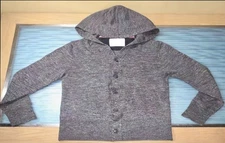 Banana Republic Heritage Collection, Gray Hooded Cardigan, Boys Sz Small