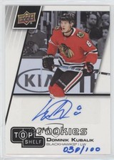 2020 Upper Deck Summer Promotion Top Shelf Rookies /100 Dominik Kubalik Auto 2ot