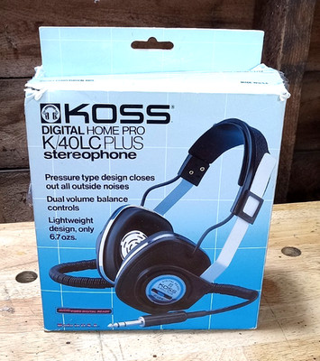 Vintage Koss Digital Home Pro K/40LC Plus Stereophones, Brand New In Box !!!!