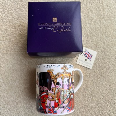 Queen Elizabeth II Diamond Jubilee 2012 Gedenktasse Hudson & Middleton (I)