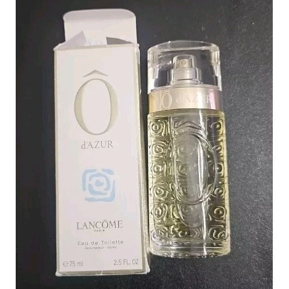 LANCOME Ô d'Azur Eau De Toilette, 2,5 OZ NUEVO EN CAJA sin sellado RDA Foto 2 de 4