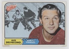 1968-69 Topps Alex Delvecchio #28 HOF 04e3