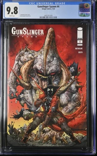 Gunslinger Spawn #4 - Cover A - CGC Graded 9.8 - Brett Booth