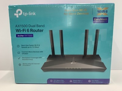 TP-Link Archer AX1500 Dual Band Wi-fi 6 Router Brand NEW