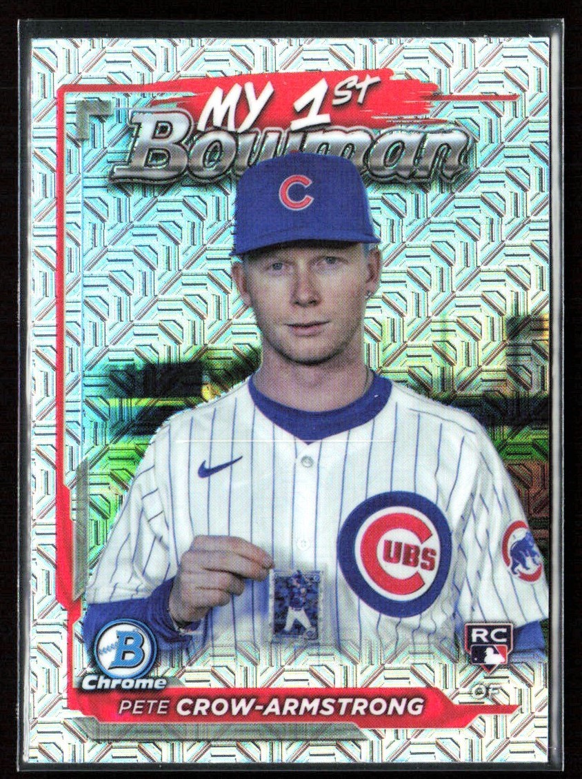 Pete Crow-Armstrong 2024 Bowman Chrome Megabox Mojo My 1st RC #M1B-14 Chicago