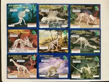 IQ assembling Products 3D Wooden Puzzle Model Building Decor Kit Lot of  9 Set