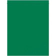 Resealable Poly Bag, 8 x 10 Inch, 1000 Pack, 2 Mil, Green, Lock Seal Zipper