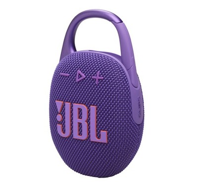 JBL Clip 5 Purple Portable Bluetooth Speaker