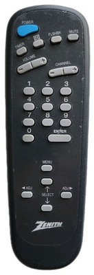UNPEALED Zenith SC3492 124-213-A TV Remote Control OEM Works FAST FREE SHIPPING 