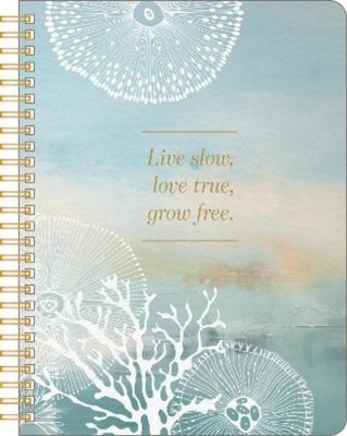 Compendium Spiral Notebook   Live Slow, Love True, Grow Free.   A De (US IMPORT)