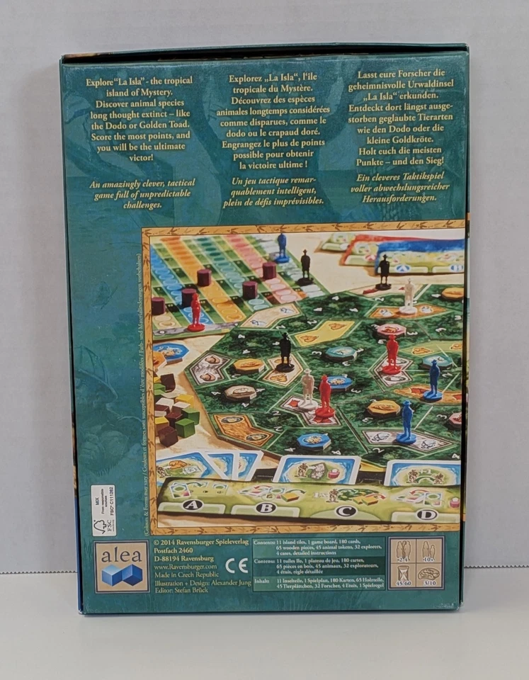 La Isla Board Game Ravensburger Alea Stefan Feld Island of Mystery 2014 Complete - Image 2 of 4