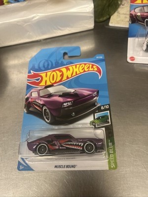 Hot Wheels Speed Blur Muscle Bound Purple Diecast 8/10 87/250 Model Toy Car 