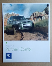 2007/2008 Peugeot Partner Combi 1.6 HDi 16v UK brochure. 20 pages. Near mint.